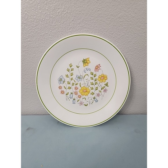 Vintage Corelle Spring Meadow Flowers One Dinner Plate Replacement - Picture 1 of 4